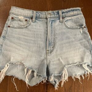ABERCROMBIE HIGH RISE MOM SHORTS S 0